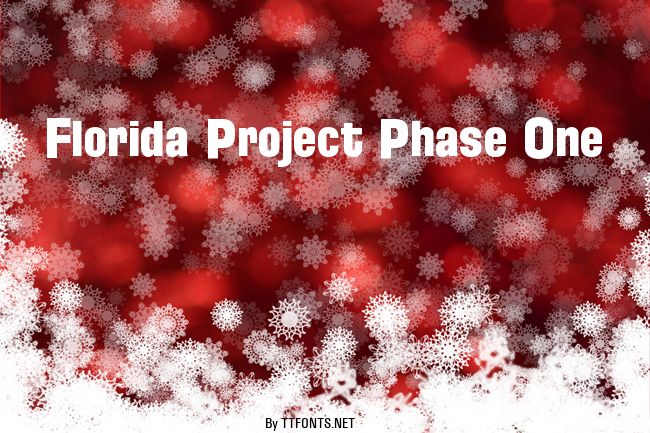 Florida Project Phase One example